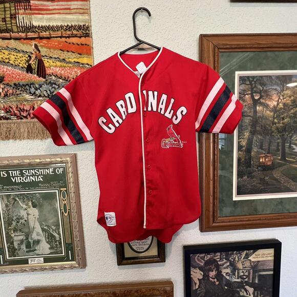 Vintage 90’s Mighty Mac St.Louis Cardinals‎ Jersey size Kids Medium - Picture 2 of 6